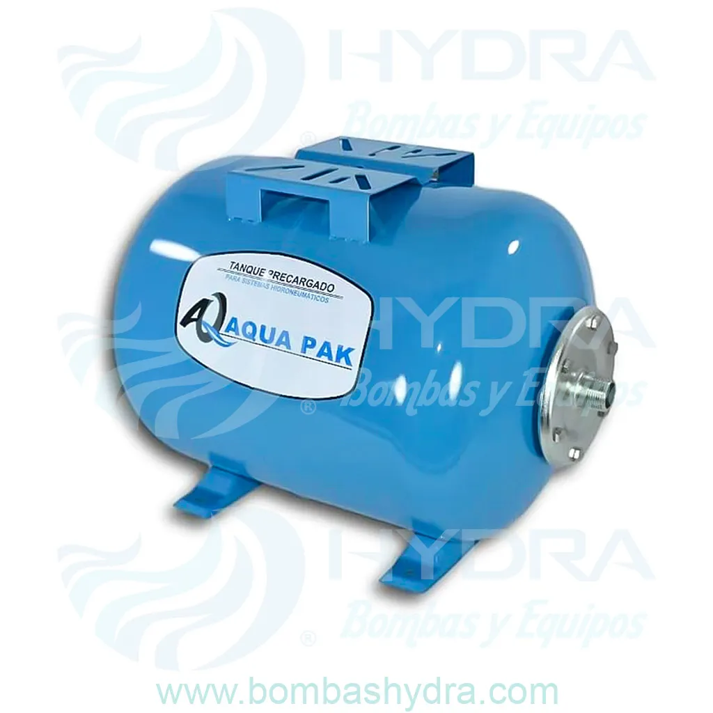 TANQUE PRECARGADO HORIZONTAL AQUAPAK 50L