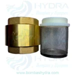 Valvula Pie Check Canastilla Desmontable Bronce Aquapak 2 FRENTE