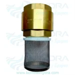 Valvula Pie Check Canastilla Desmontable Bronce Aquapak 2 FRENTE