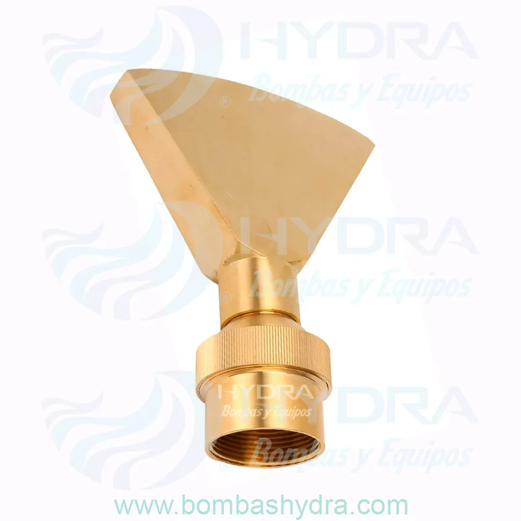 BOQUILLA ABANICO 1 ARTICULADO LATÓN HYDRA BOMBAS Y EQUIPOS LATERAL