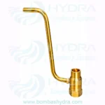 BOQUILLA BORBOLLÓN CON EXTENSIÓN 1/2" LATÓN